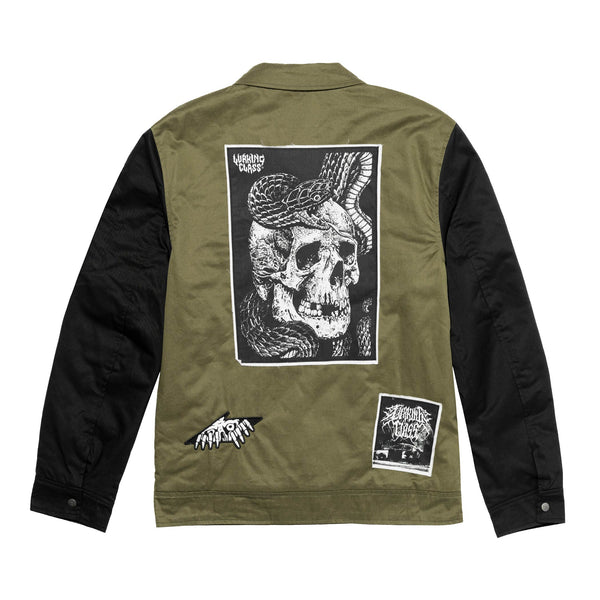 Goodenough CAMO Military JKT Camouflage Jacket L BRWON KHAKI