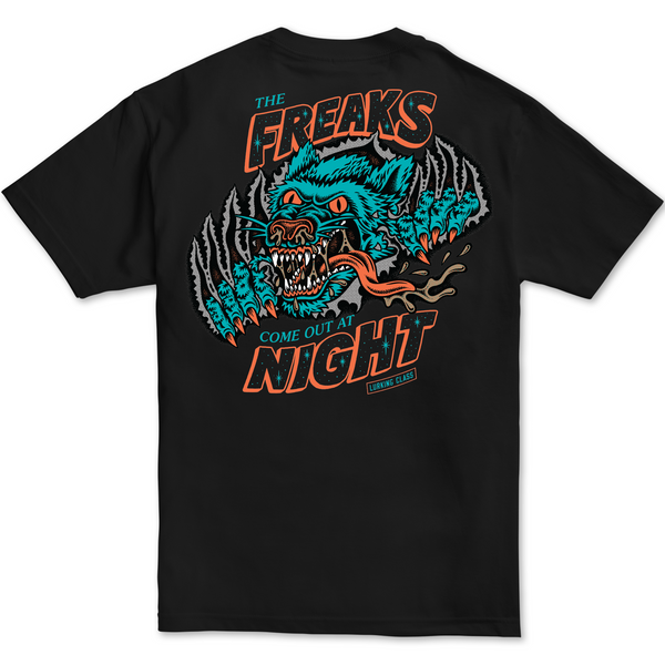 BLKFOX T-Shirt-01/BLACK × LUMINOUS (蓄光 BLKFOX T-Shirt-01/BLACK × LUMINOUS (蓄光