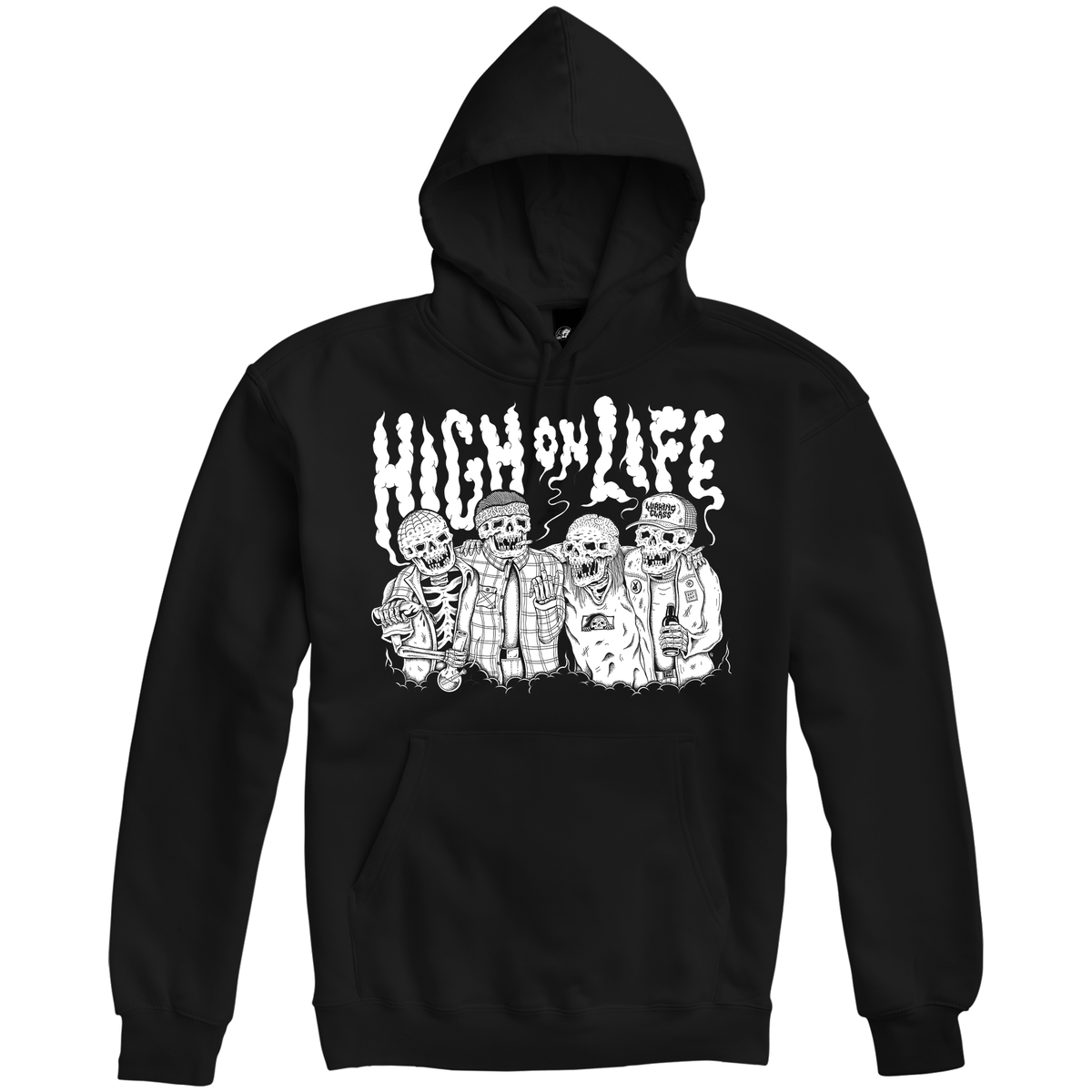 High On Life Hoodie - Black – Lurking Class