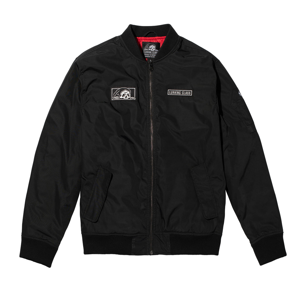 LC Team Bomber Jacket - Black – Lurking Class
