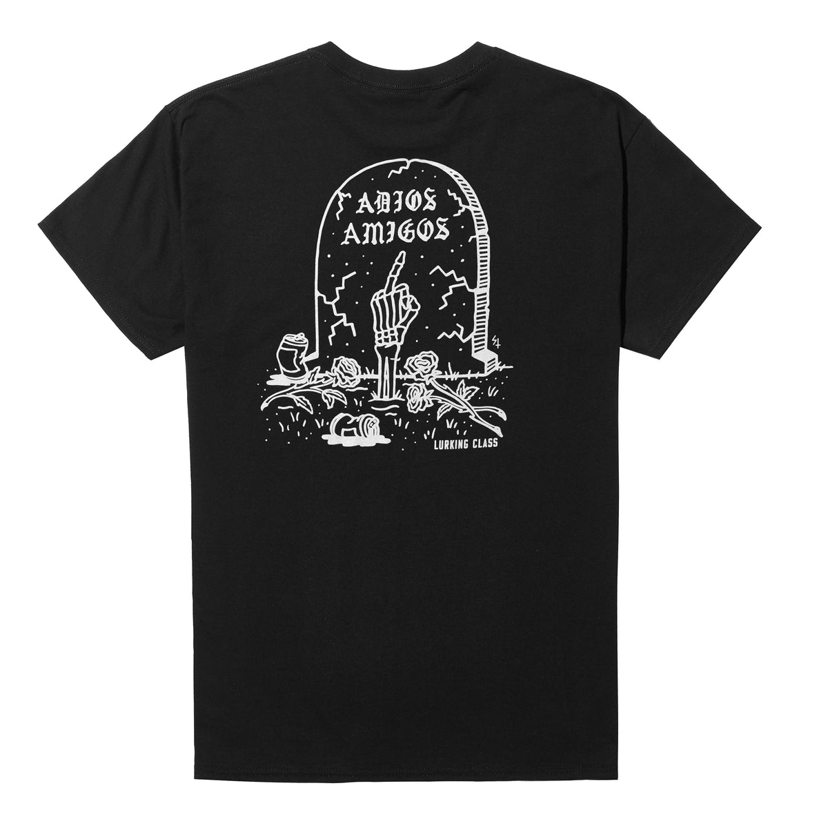Adios Tee - Black – Lurking Class