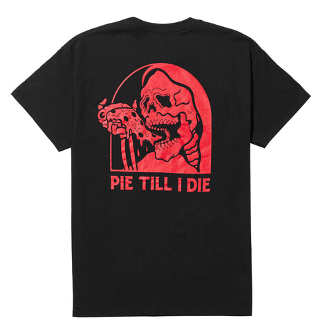 Pie Till I Die Tee - Black/ Red