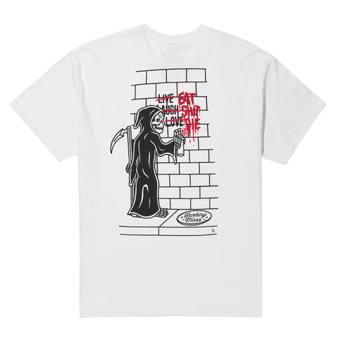 Eat Shit Die Tee - White