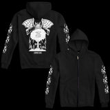 Party's Over II Full Zip Hoodie - Black