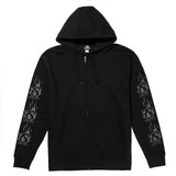 Party's Over II Full Zip Hoodie - Black