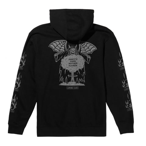 Party's Over II Full Zip Hoodie - Black