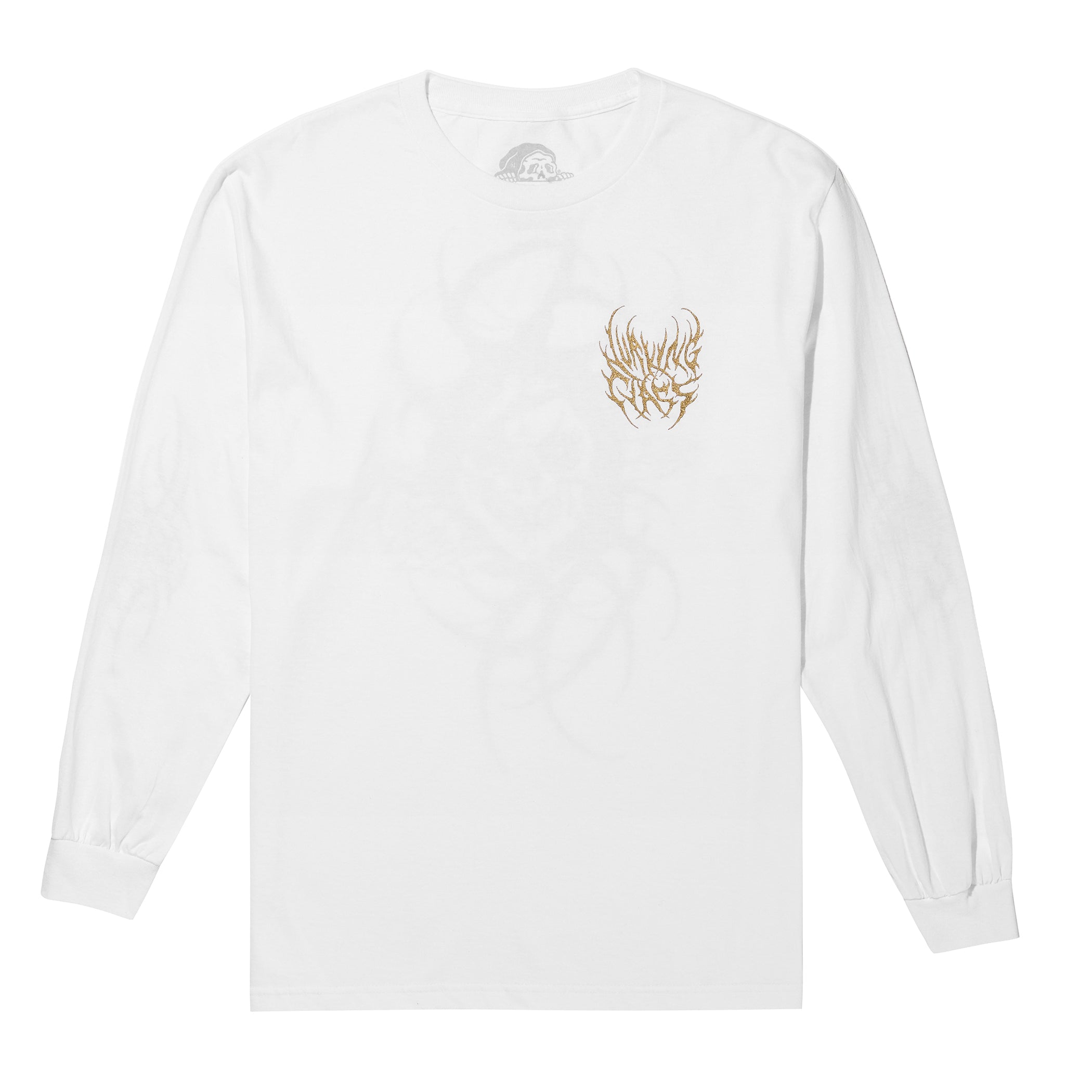 Sin x Kyle Grand Long Sleeve - White – Lurking Class