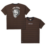 Stay Sharp Women's Stripe Shirt - Brown