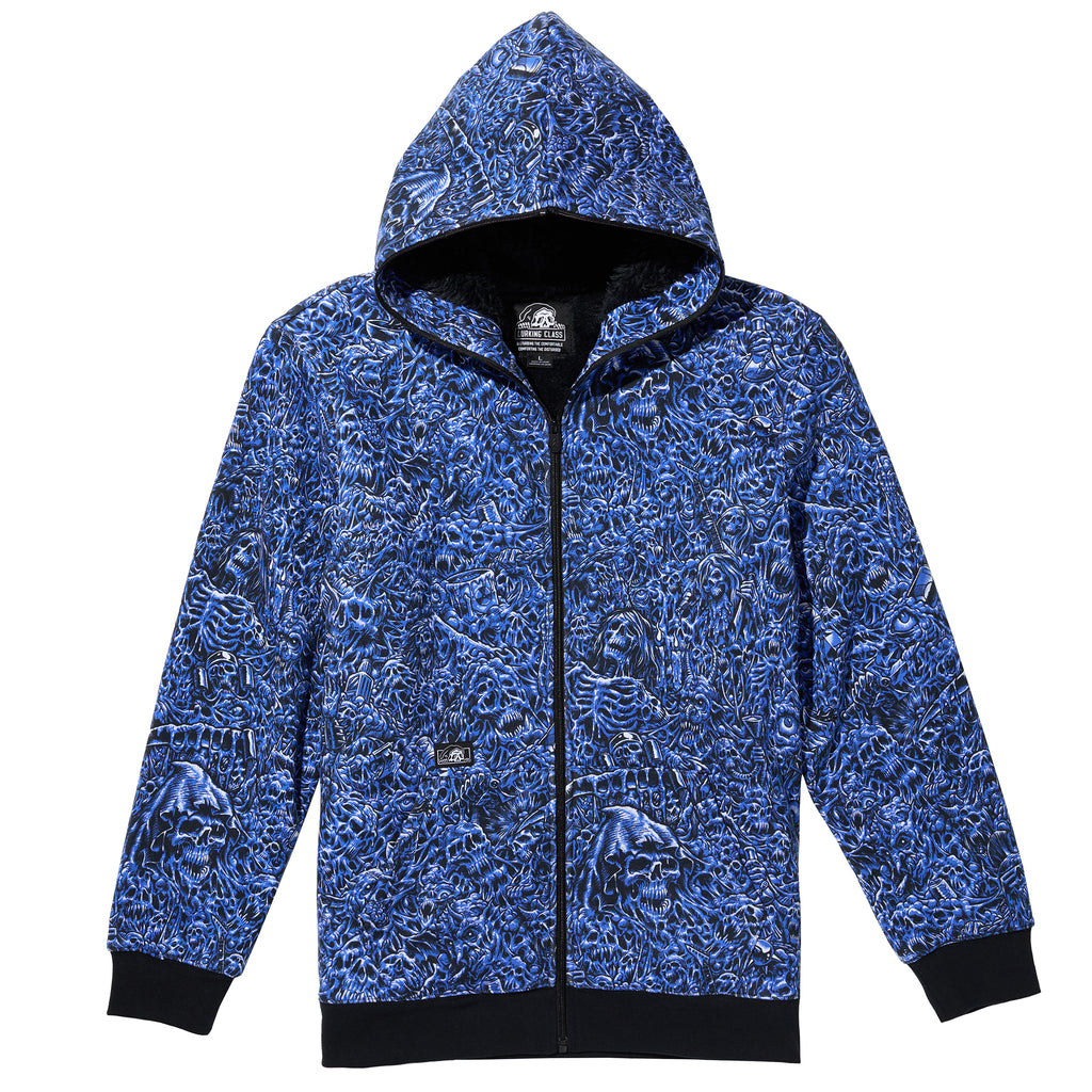 Madness x Matt Stikker Body Bag Hoodie - Black/Blue