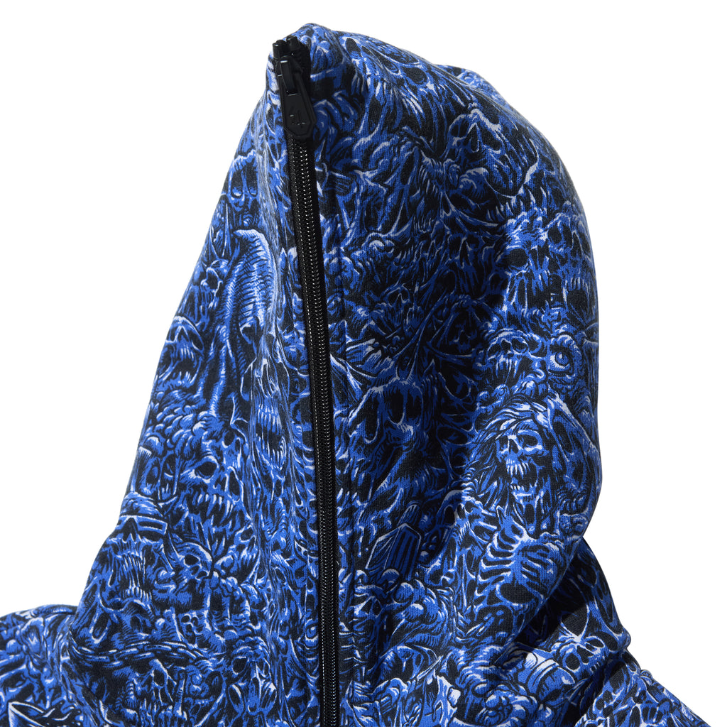 Labyrins Two Dolphins Zip Hoodie Navy | Shury