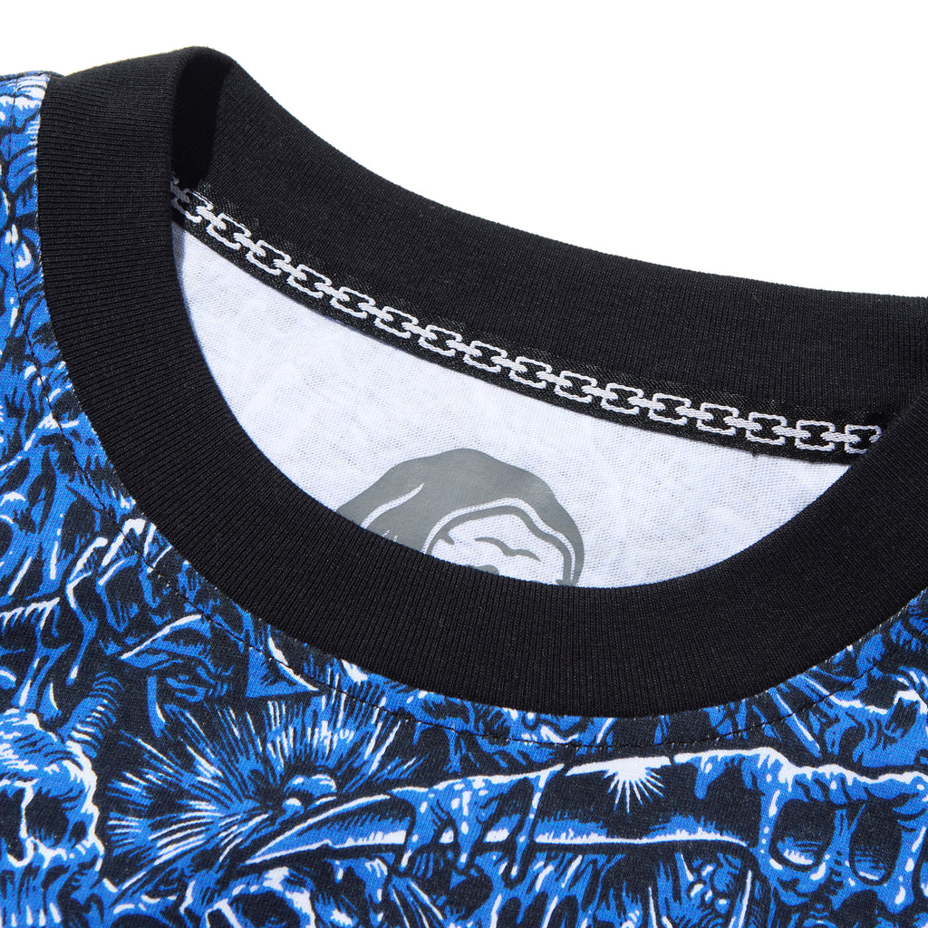 Madness x Stikker Knit Tee - Black/Blue – Lurking Class