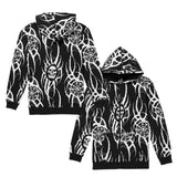 Sin x Kyle Grand Women's AOP Zip Hoodie - Black