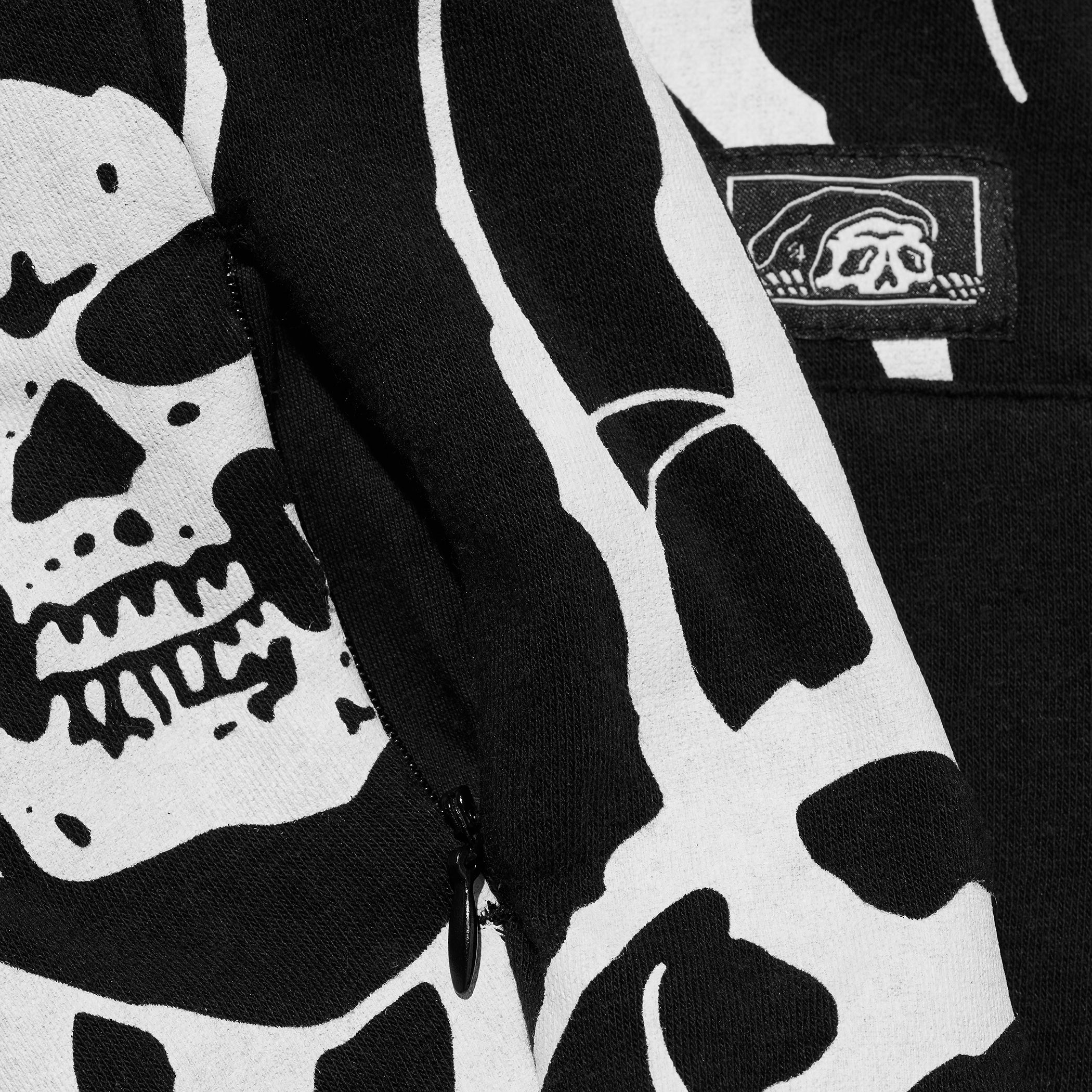 Sin x Kyle Grand Women's AOP Zip Hoodie - Black – Lurking Class