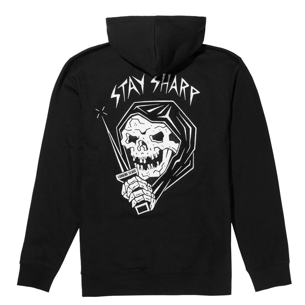 Stay Sharp Zip Hoodie - Black – Lurking Class