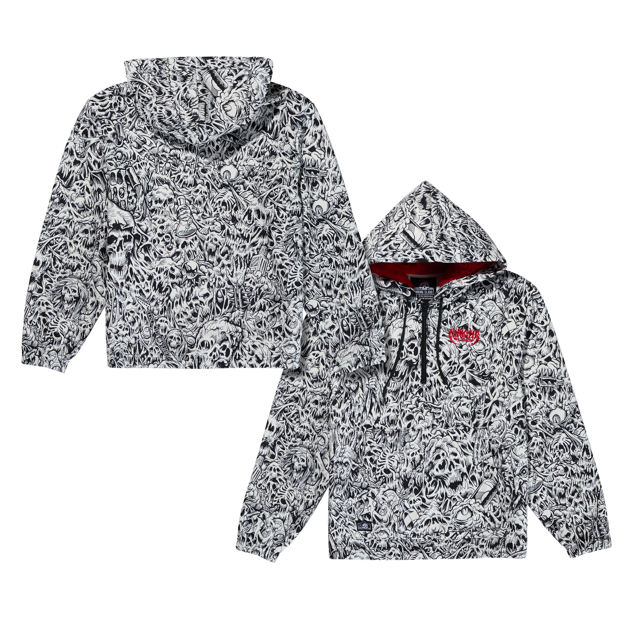 Madness x Stikker Women's Tech Fleece - Black/ White – Lurking Class