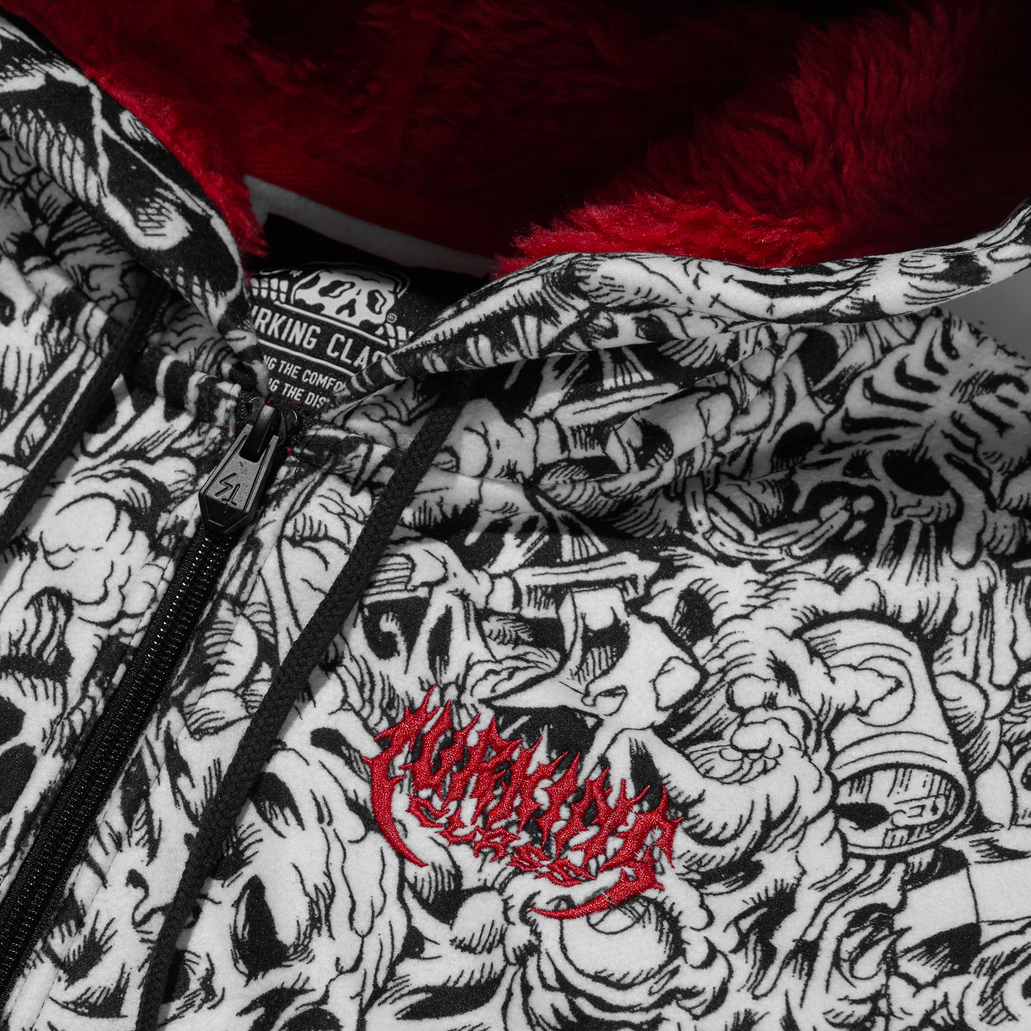 Madness x Stikker Women's Tech Fleece - Black/ White – Lurking Class