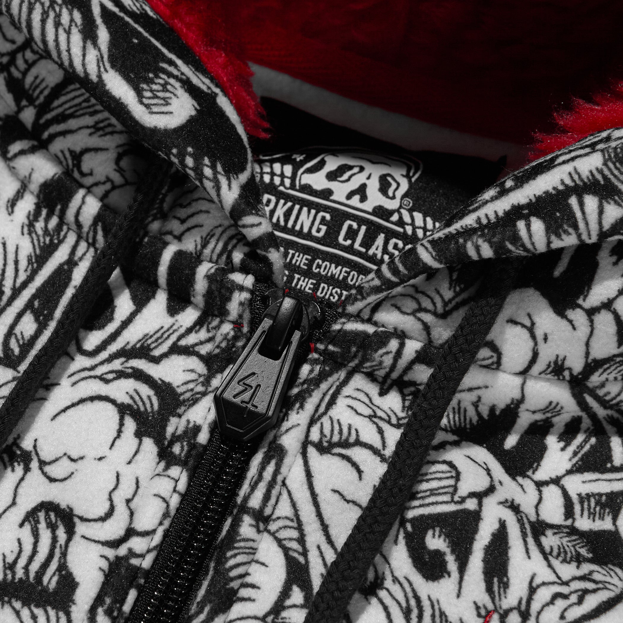 Madness x Stikker Women's Tech Fleece - Black/ White – Lurking Class