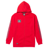 Unchained Women's Patch Zip Hoodie - Red