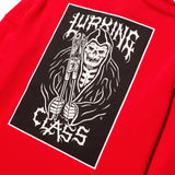 Unchained Women's Patch Zip Hoodie - Red