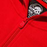 Unchained Women's Patch Zip Hoodie - Red