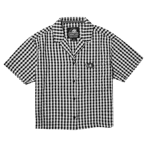 Thorn Women's Button Down Shirt - Black/White