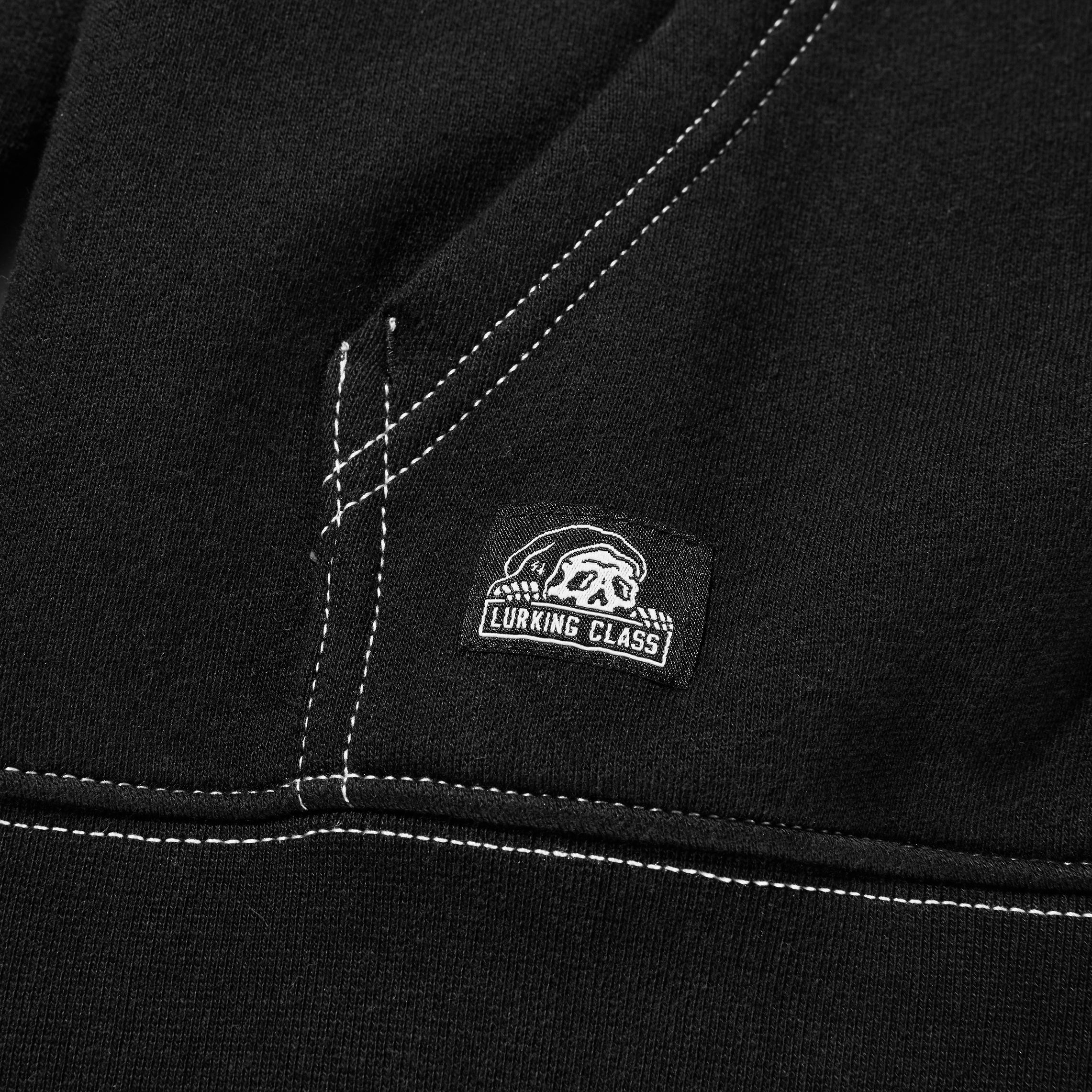 Unchained Zip Hoodie - Black – Lurking Class