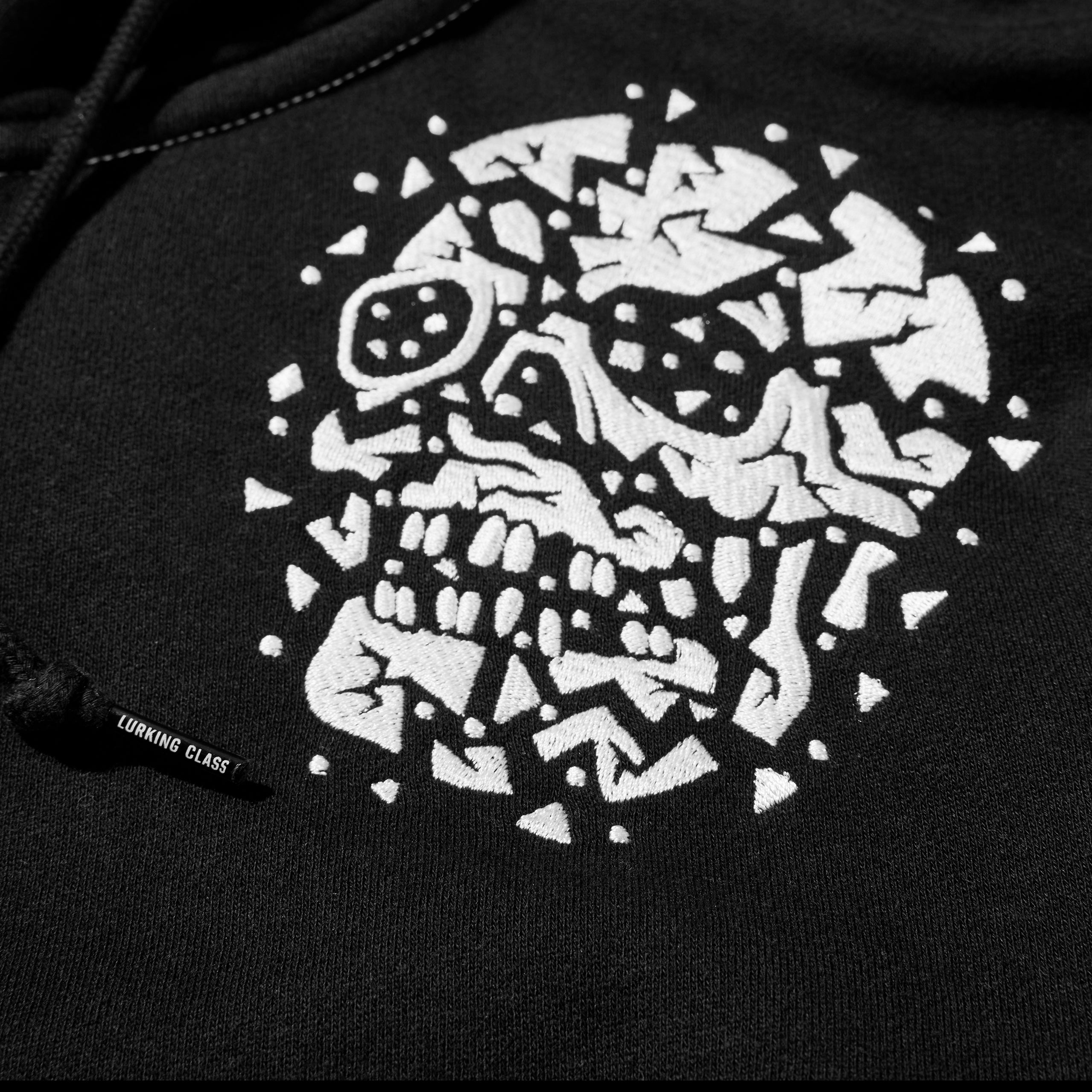 Unchained Zip Hoodie - Black – Lurking Class