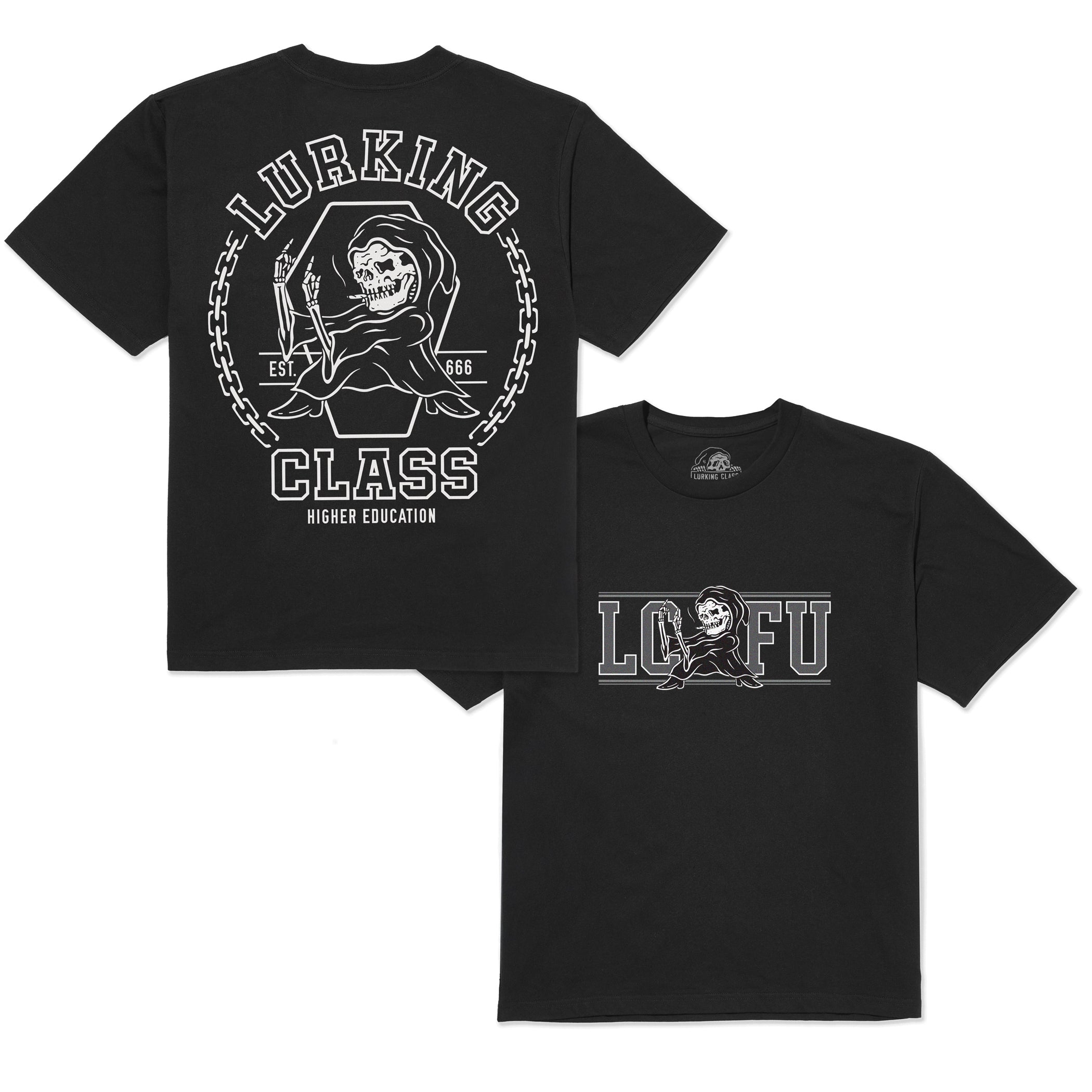 新品未使用　24-25 LURKING CLASS FIRE SKULL 153 Lurking Class by Sketchy Tank Slither Grey Zip Hoodie | Zumiez
