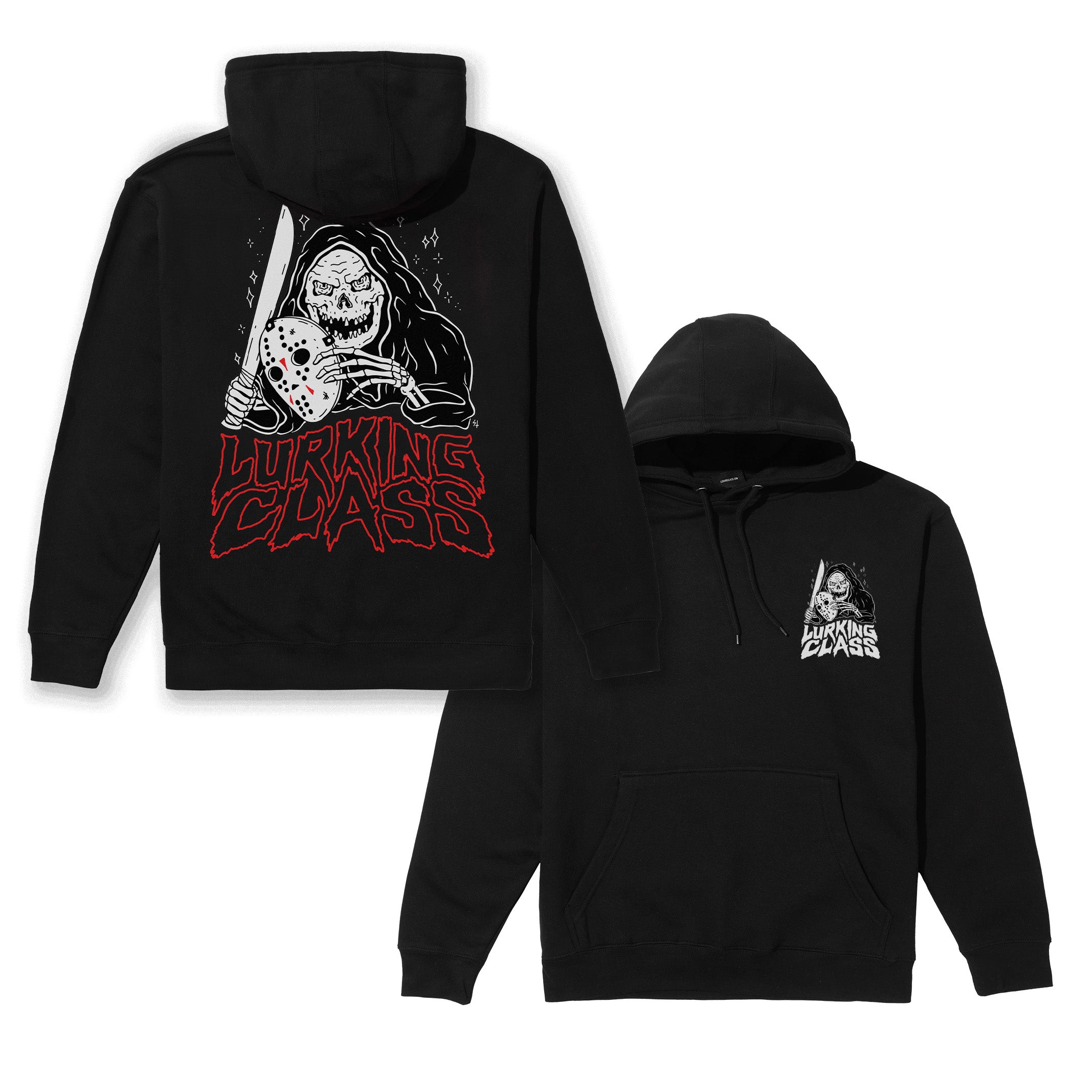 Crystal Lake Hoodie - Black – Lurking Class
