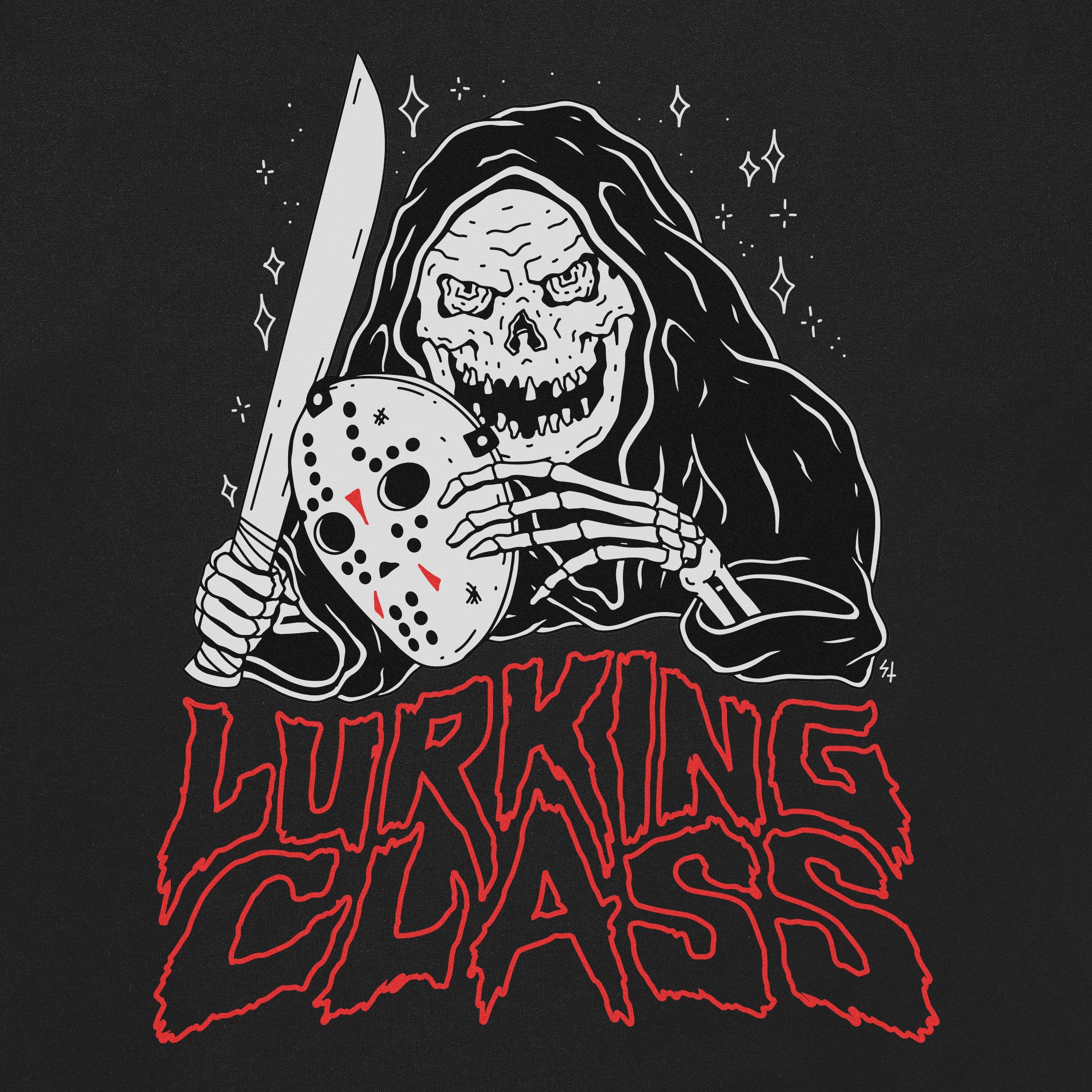 Crystal Lake Hoodie - Black – Lurking Class