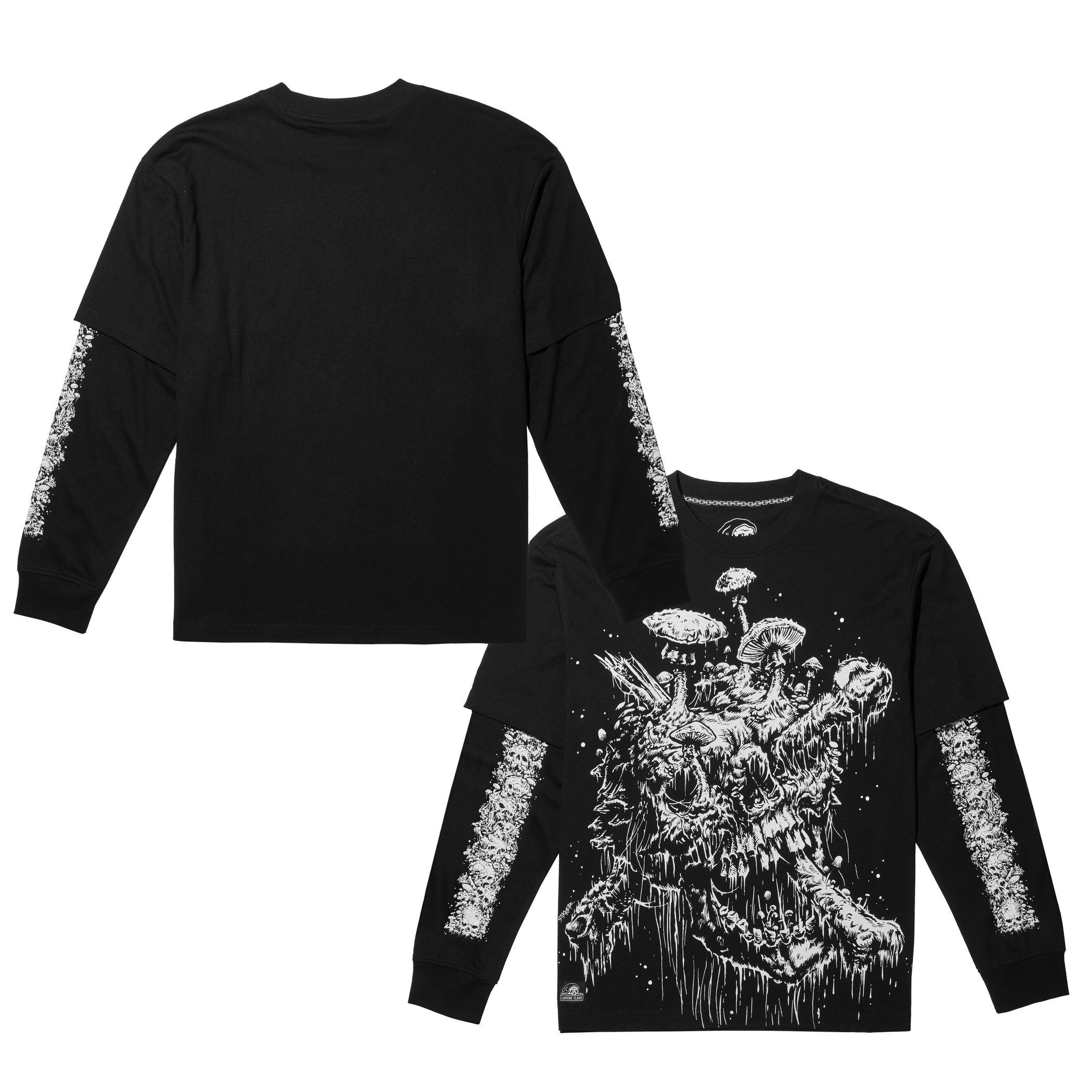 Funguy 2Fer Longsleeve - Black – Lurking Class