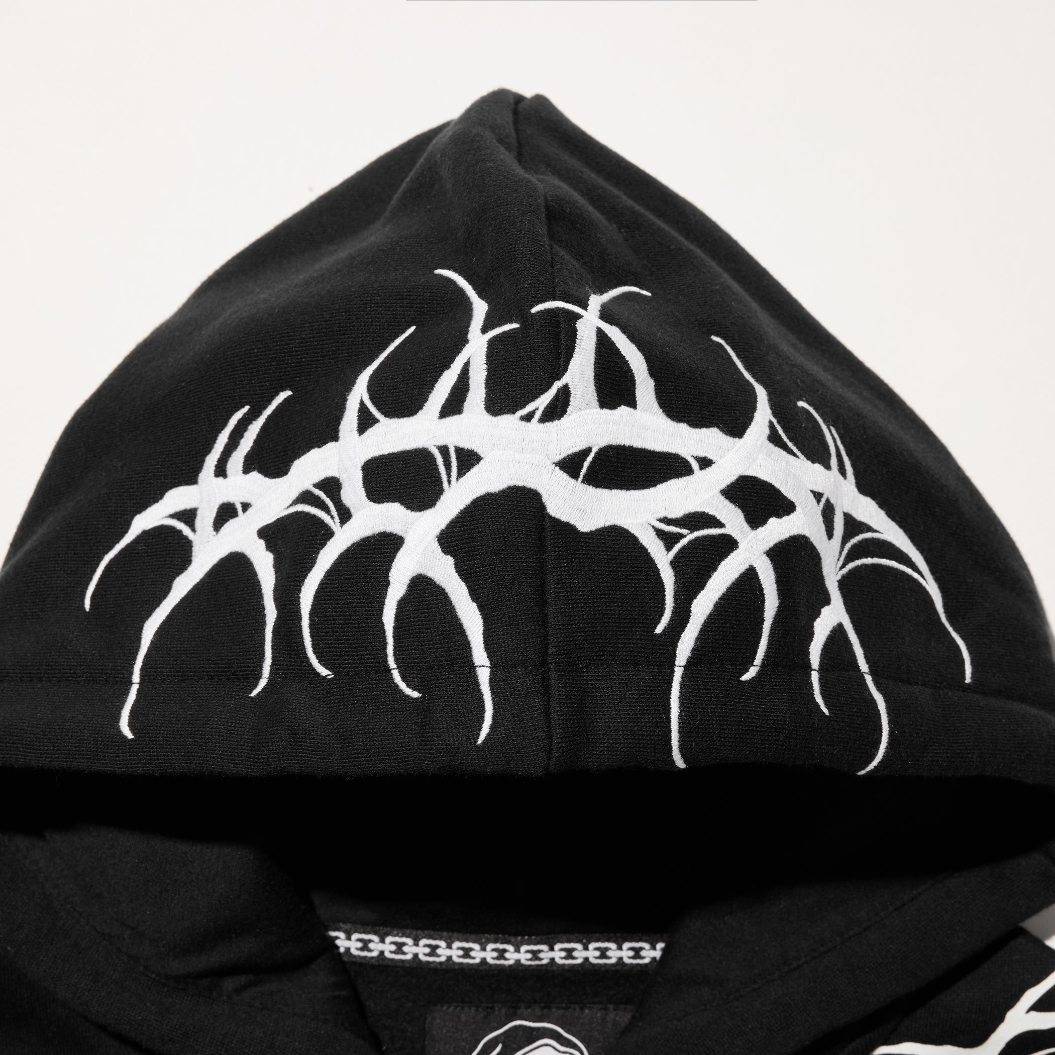 Kyle Grand x Sin Women's Cropped Zip Hoodie - Black – Lurking Class