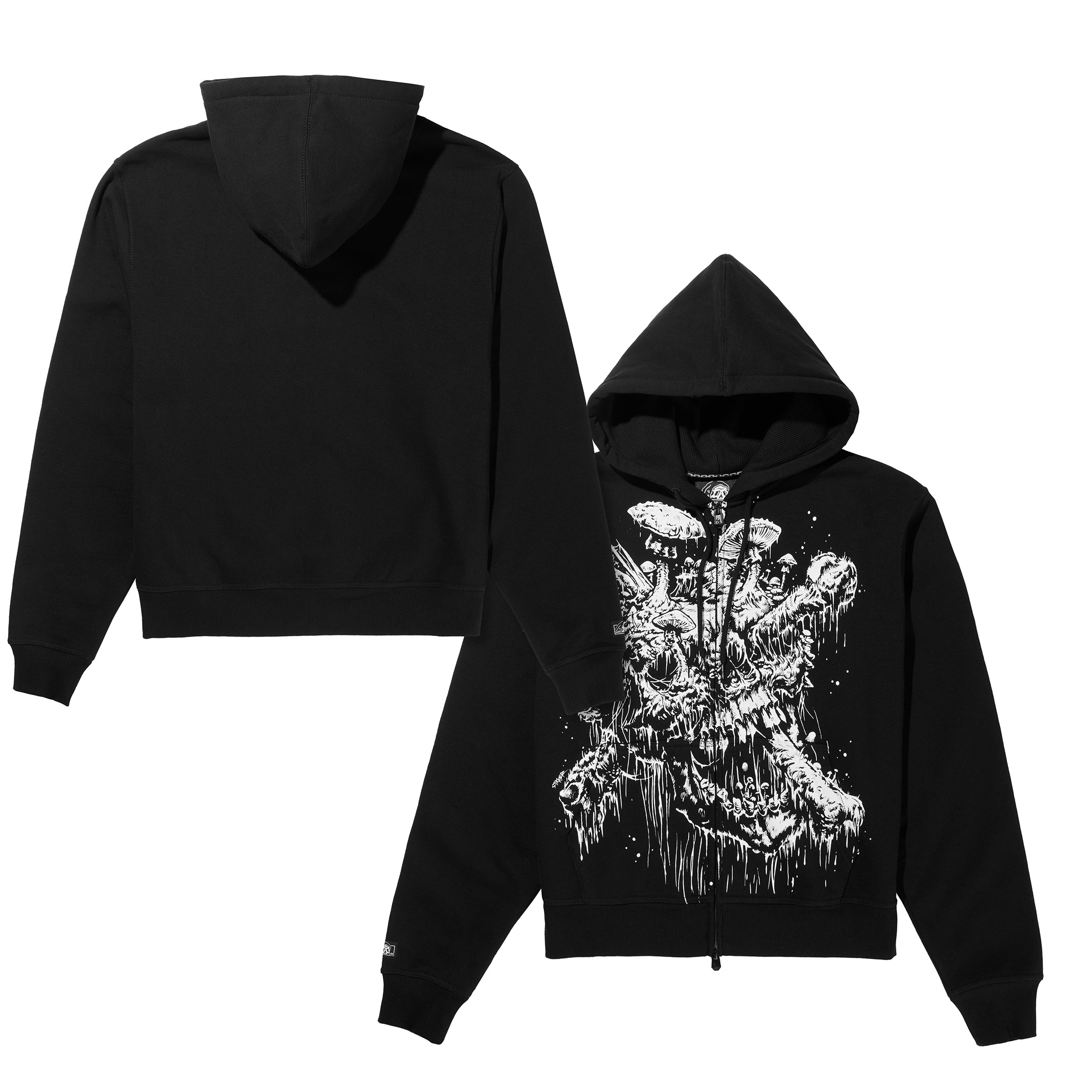 Funguy Zip Hoodie - Black – Lurking Class