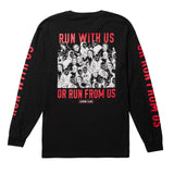 Run With Us Long Sleeve - Black