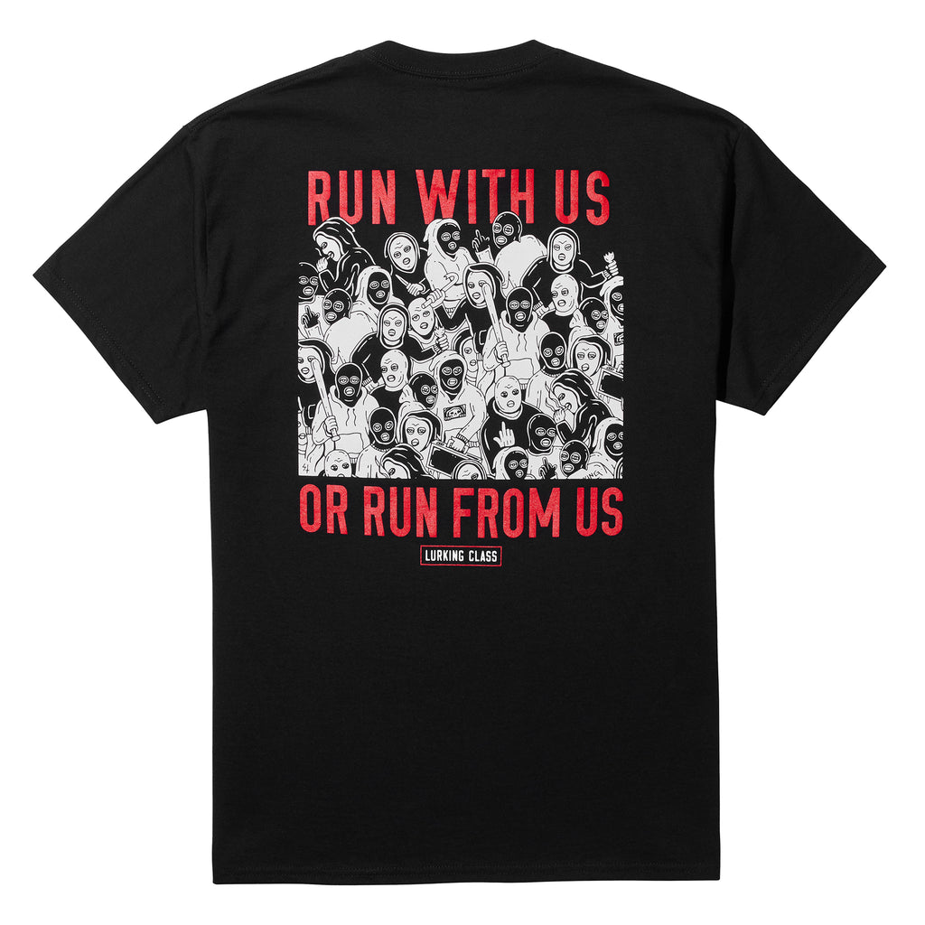 Run With Us Tee - Black