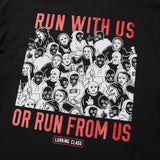 Run With Us Tee - Black