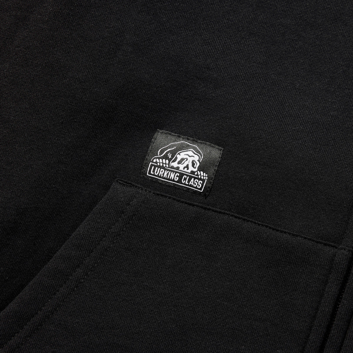 Unchained Body Bag Zip Hoodie - Black – Lurking Class