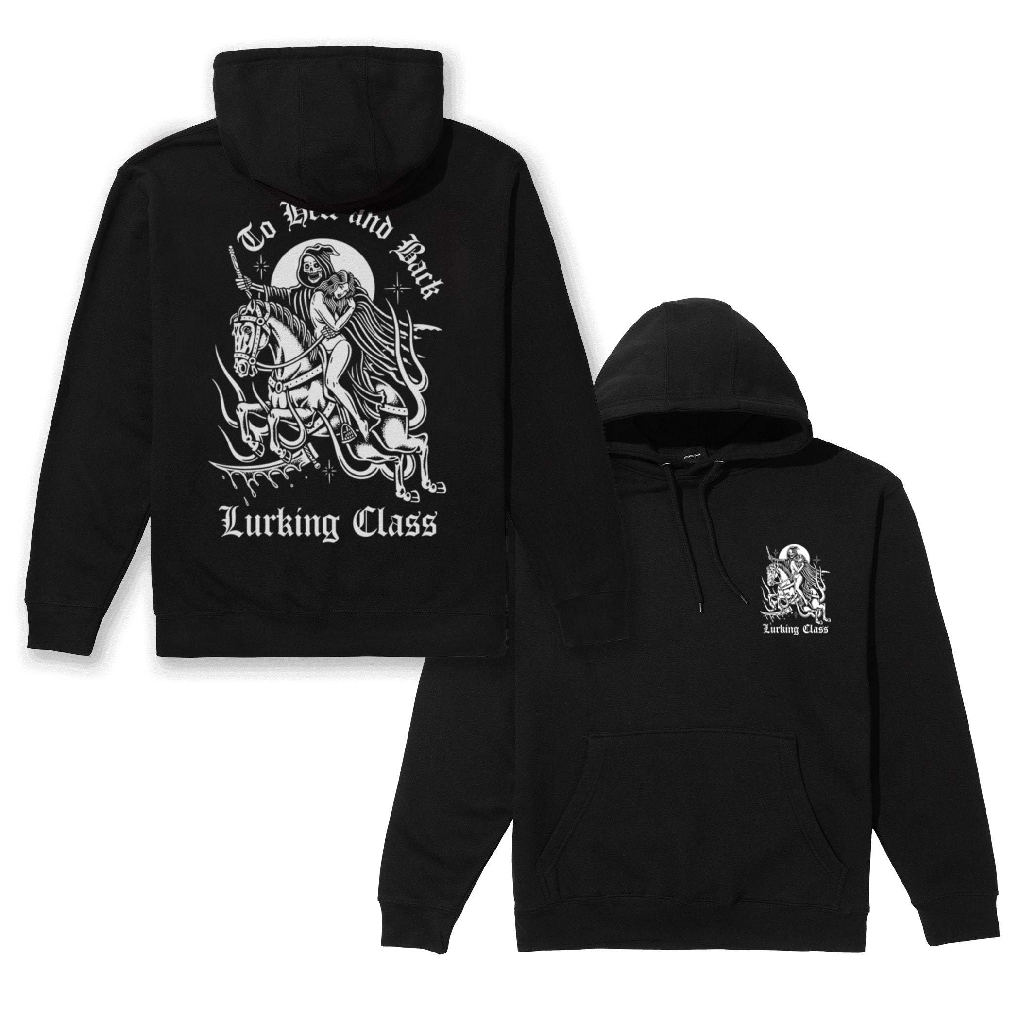 To Hell And Back Hoodie - Black – Lurking Class