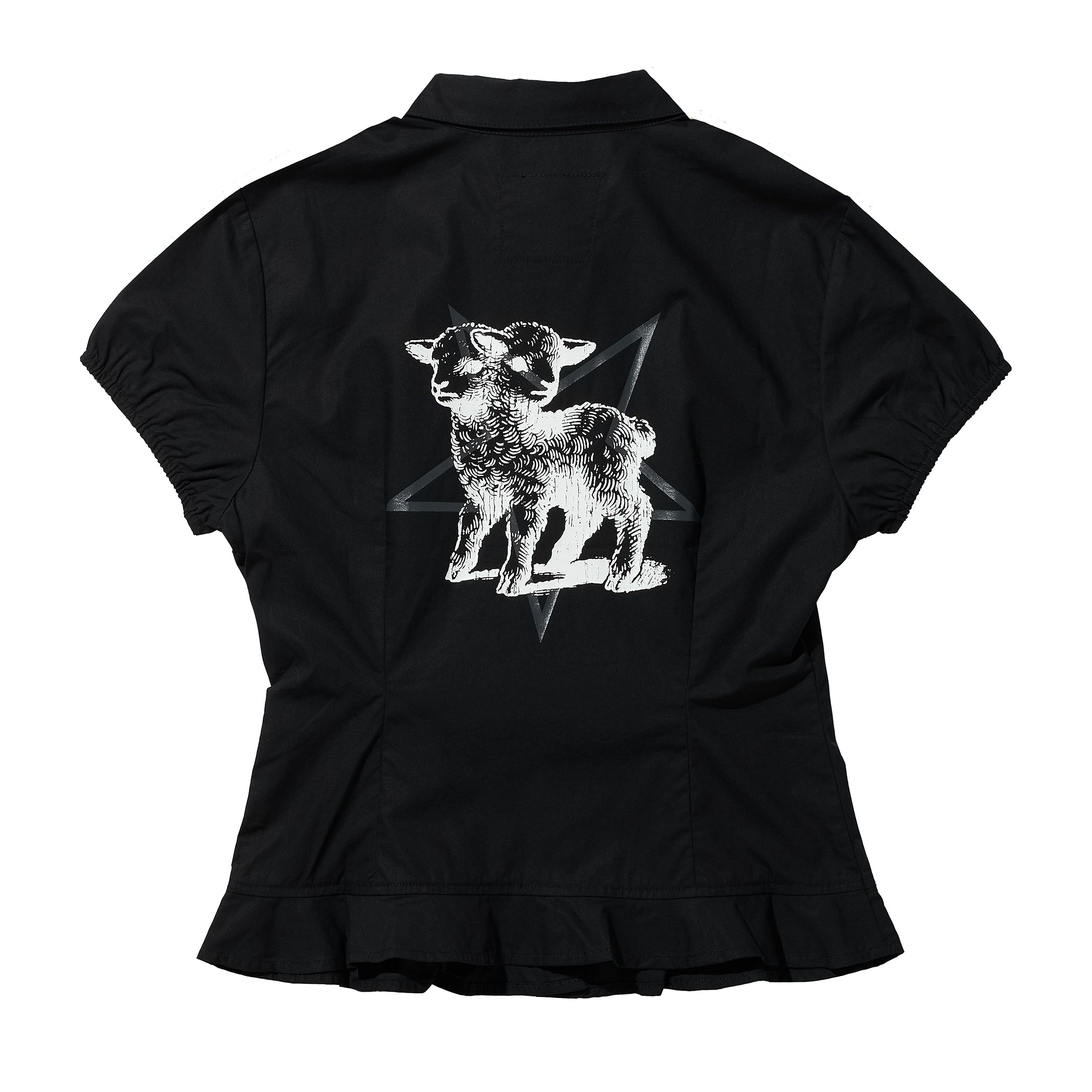 Agnes Women's Corset Shirt - Black – Lurking Class