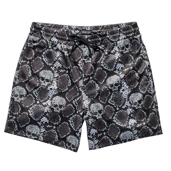 ウォーキング・ランニングウェア PYTHON PATTERN POCKETS RACING SHORTS S Python Mesh Short - Black – Lurking Class