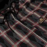 LC Coffin Plaid Hooded Flannel - Black/Red