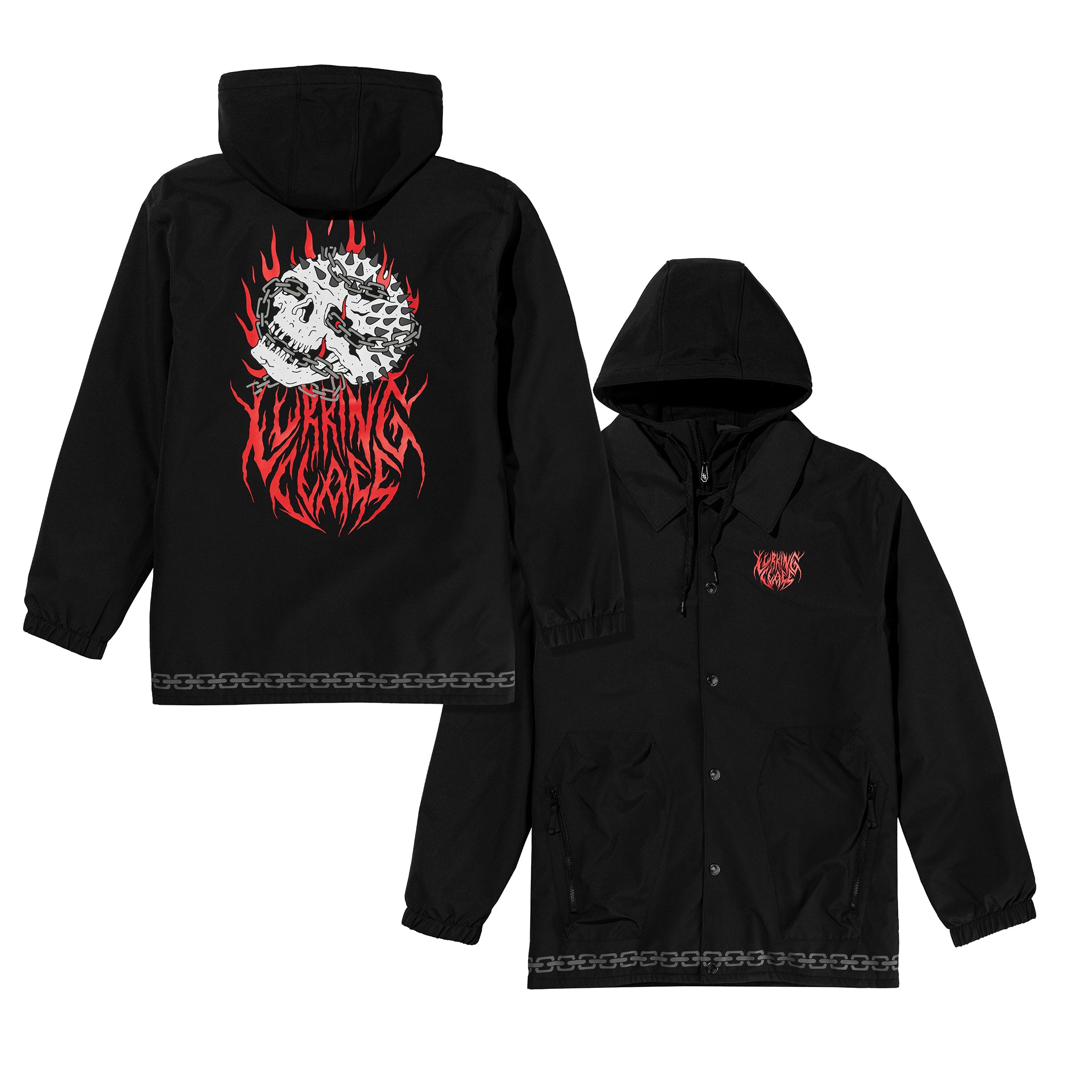 Impale Snow Coaches Jacket - Black – Lurking Class