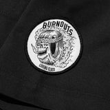 Burnouts Woven Button Up Work Shirt - Black