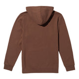 Stay In Your Lane Zip-Up Hoodie - Brown