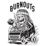 Burnouts 3/4 Sleeve - Black/White