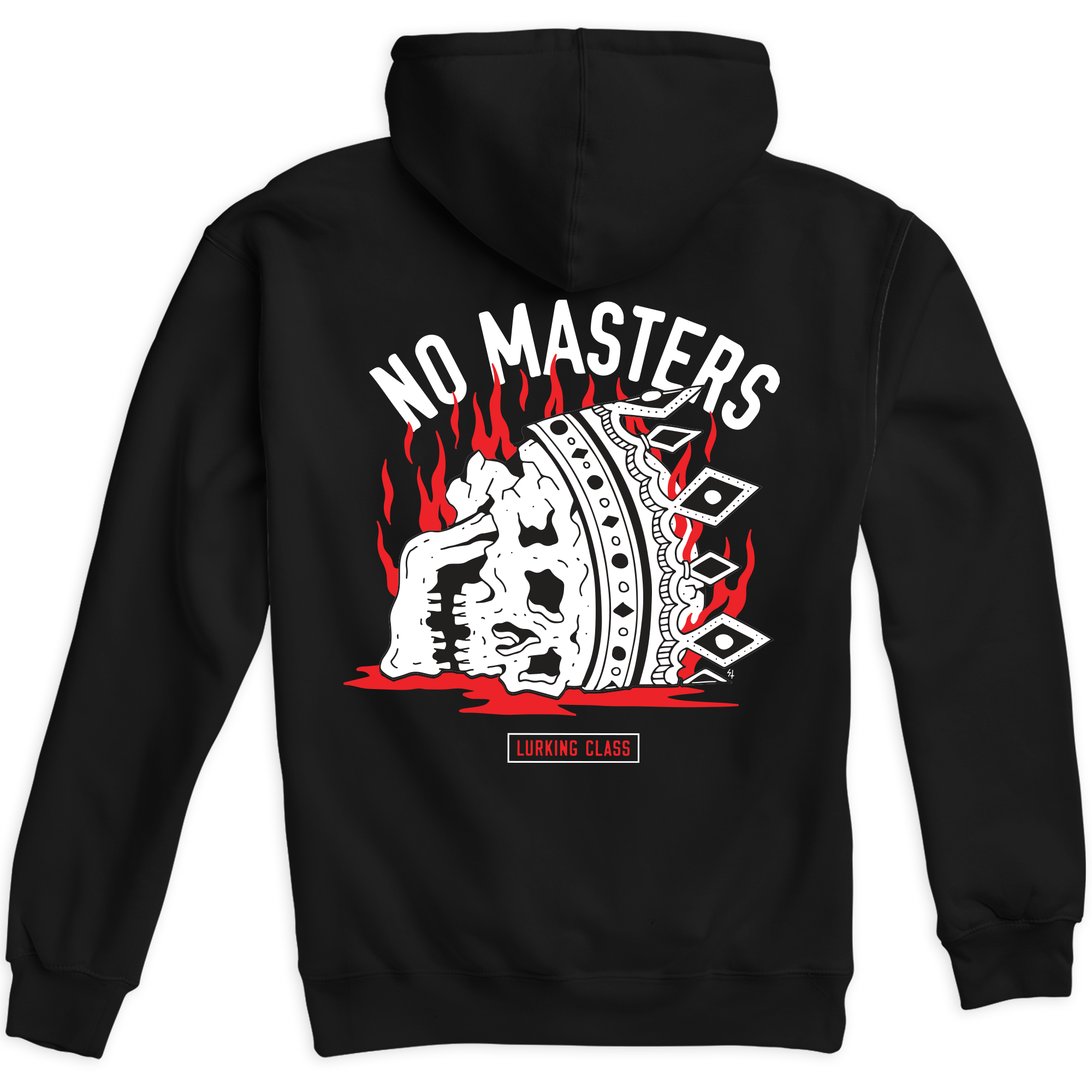 No Masters Hoodie Black