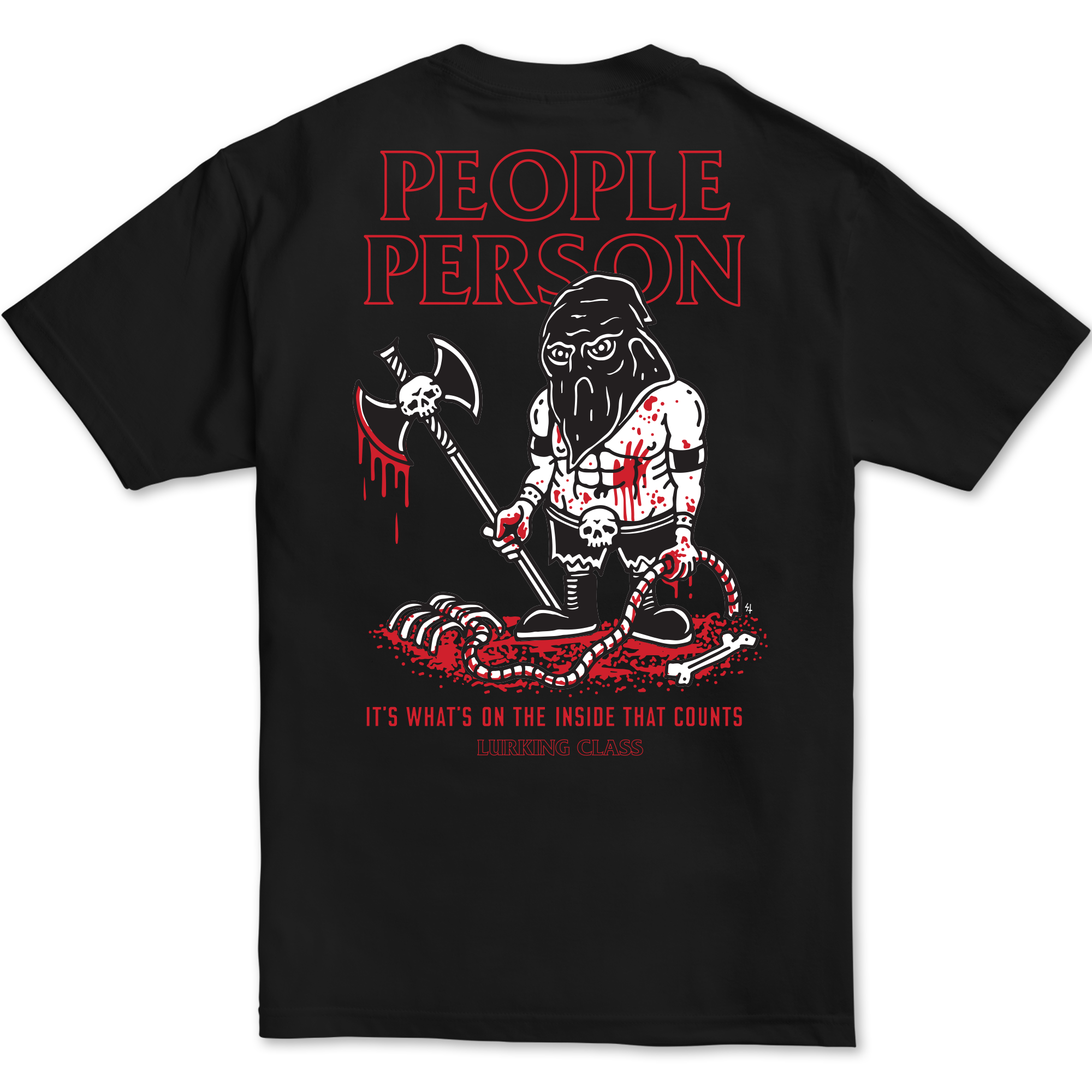People Person Tee - Black – Lurking Class