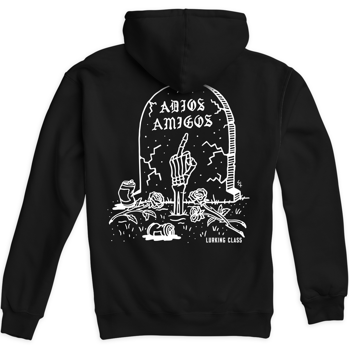 Adios Hoodie - Black – Lurking Class