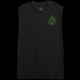 Freaks Sleeveless Tee - Black/Glow In The Dark