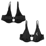 Corner Women's Underwire Swim Top - Black